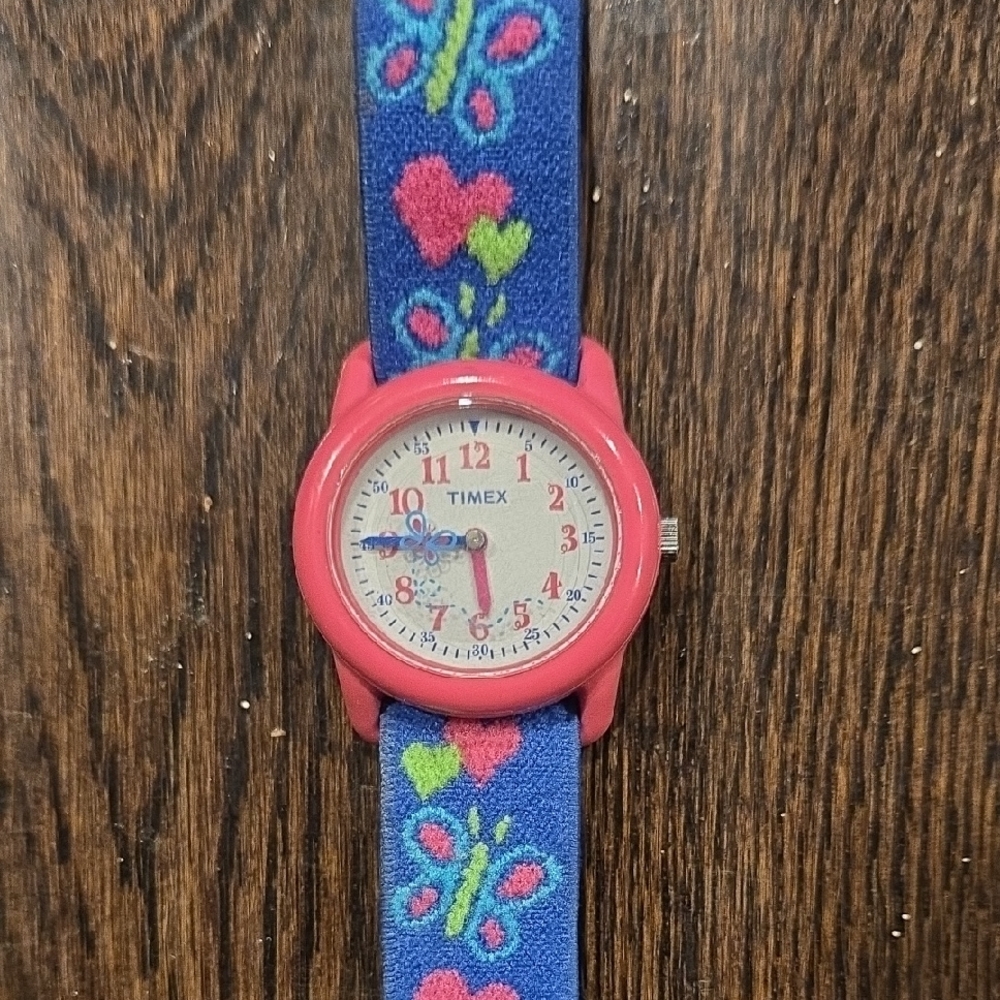 Timex Kids' Pink and Blue Watch New Battery